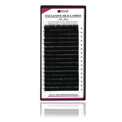 Exkluzívne hodvábne 3D mihalnice J, 0,20 mm