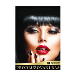 Plagát do salónov - predlžovanie 3D mihalníc A2 č.2